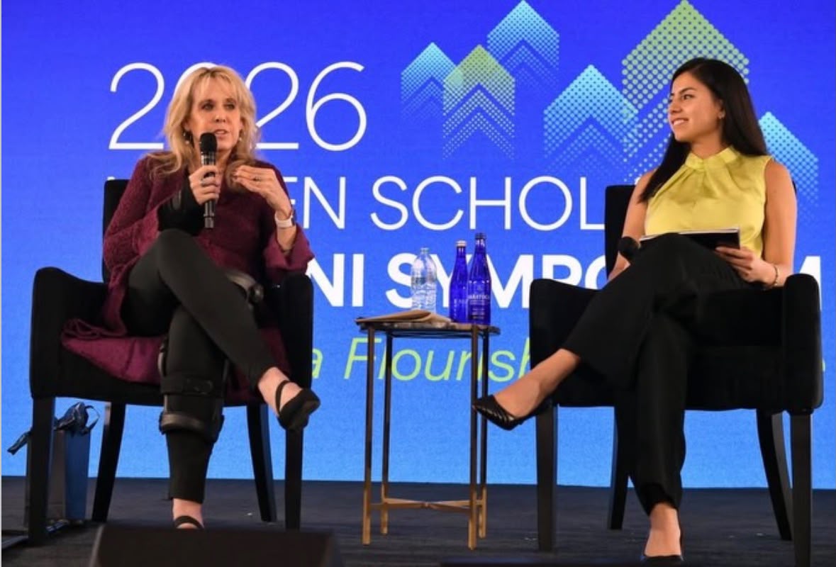 Josselyn Navas speaking at the Milken Conference